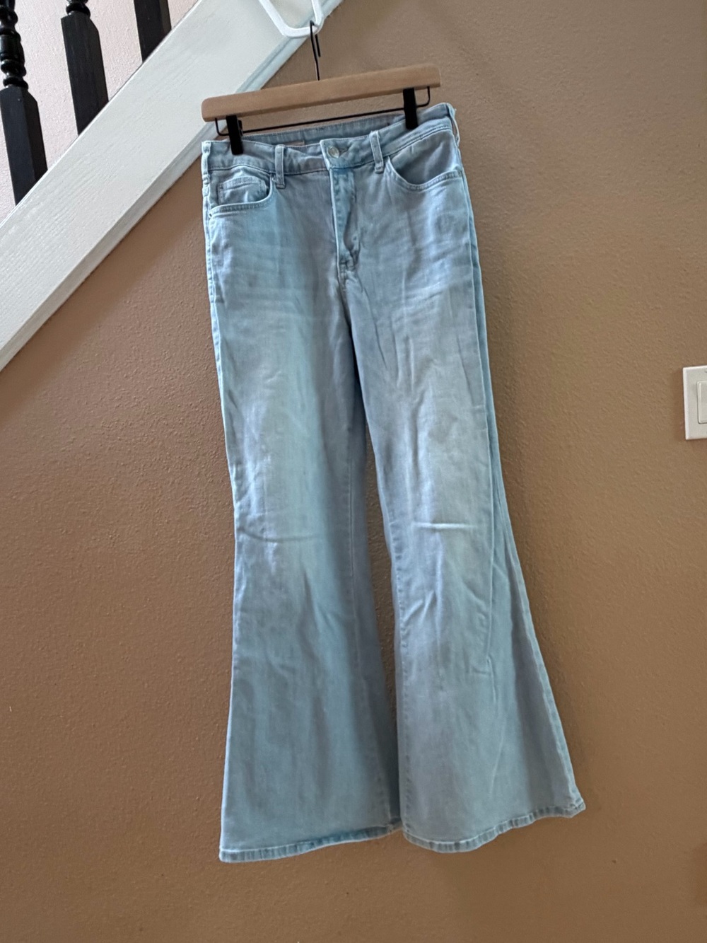 Pilcro Light Blue Flare Jeans